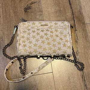 Rebecca Minkoff Star Pattern Beige Crossbody Bag